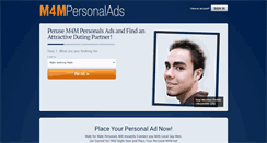 Desktop Screenshot of m4mpersonalads.com