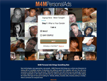 Tablet Screenshot of m4mpersonalads.com